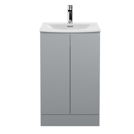Hudson Reed 500mm Floor Standing 2 Door Vanity Unit & Basin 4