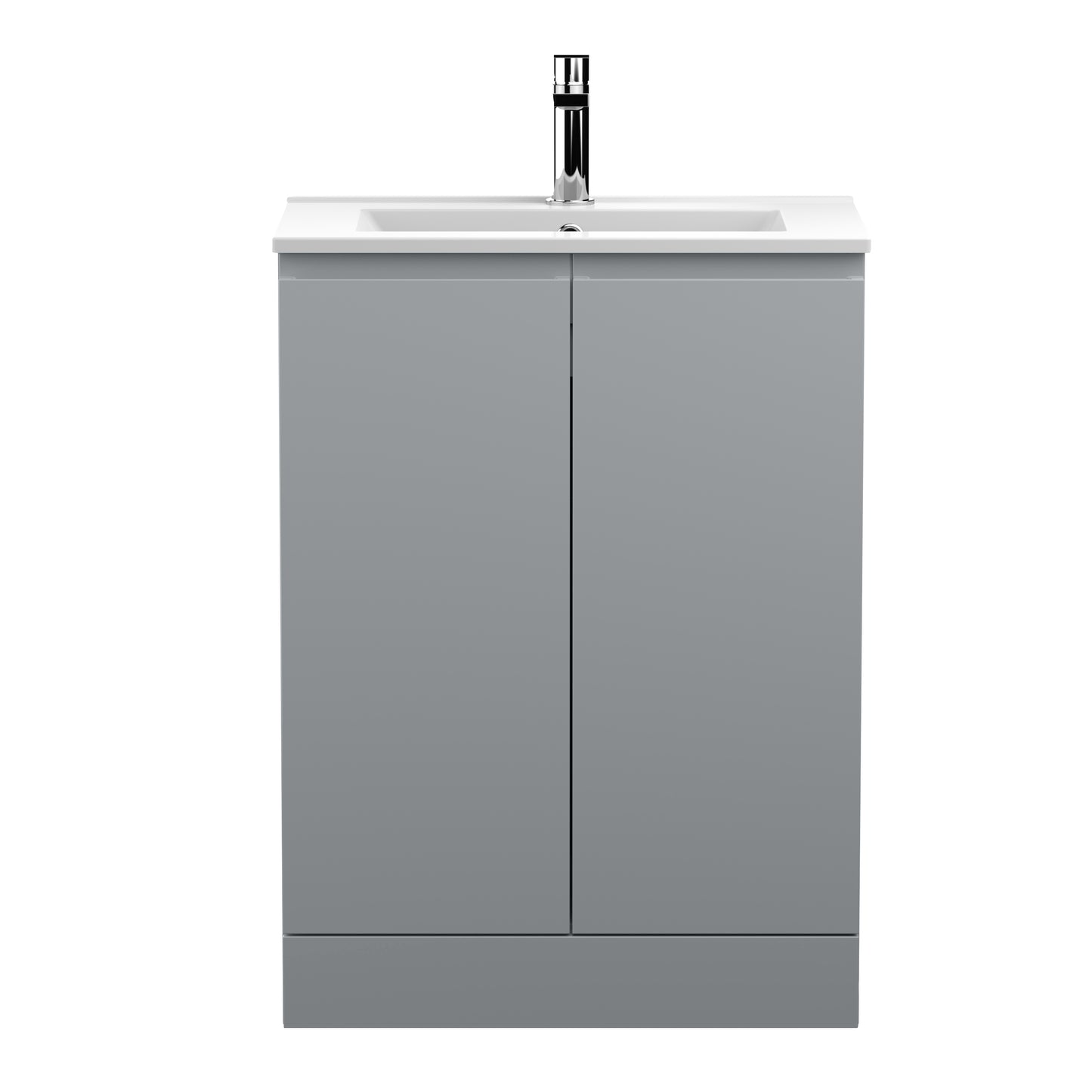 Hudson Reed 600mm Floor Standing 2-Door Vanity Unit & Basin 2