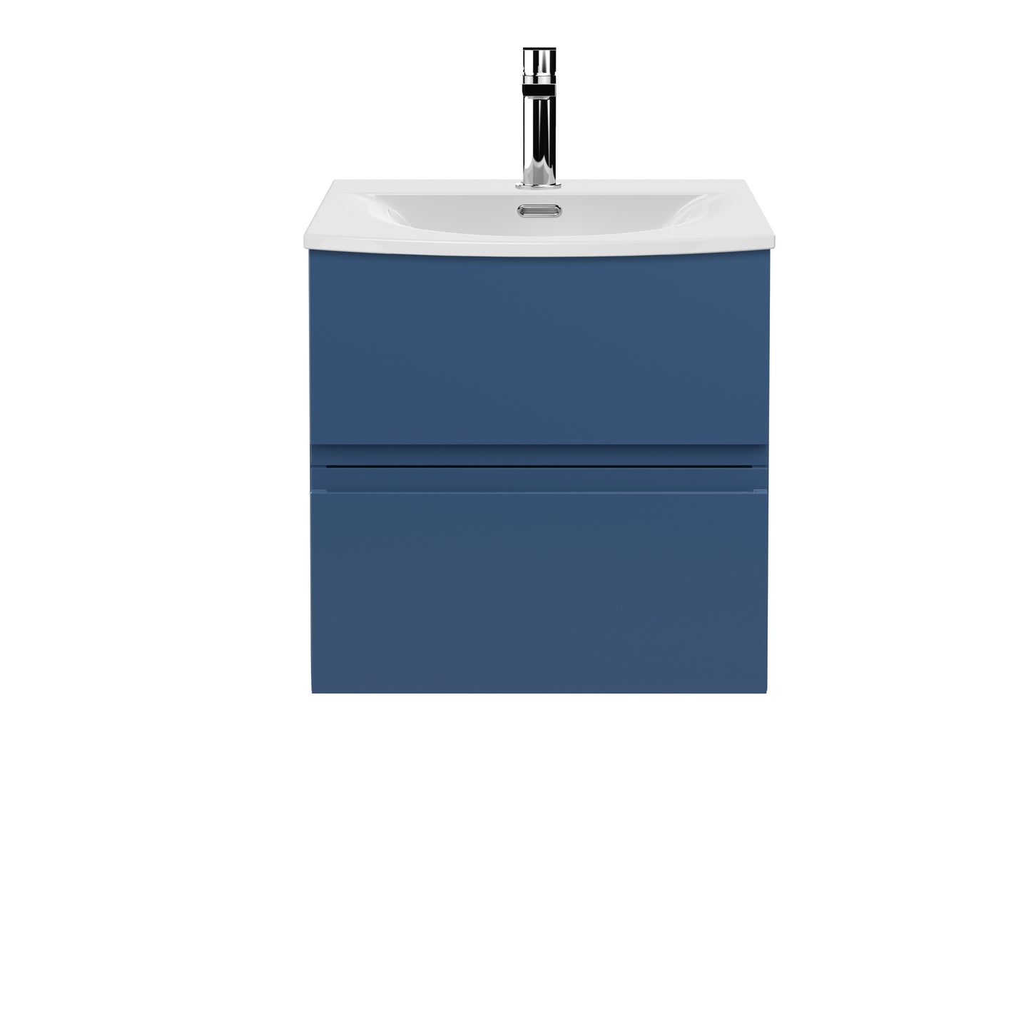 Hudson Reed 500mm Wall Hung 2 Drawer Vanity Unit & Basin 4