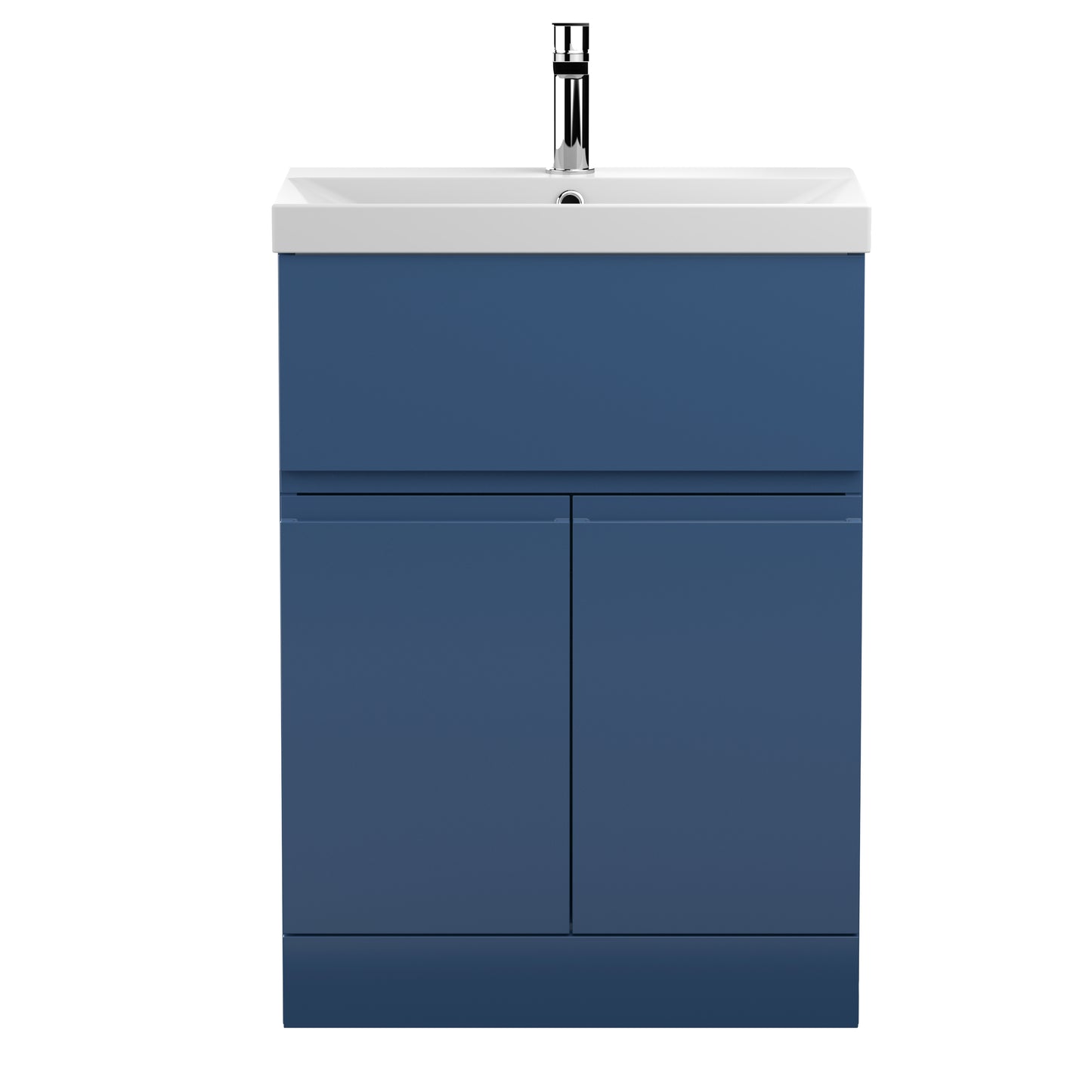 Hudson Reed 600mm Floor Standing 2-Door/Drawer Vanity Unit & Basin 3