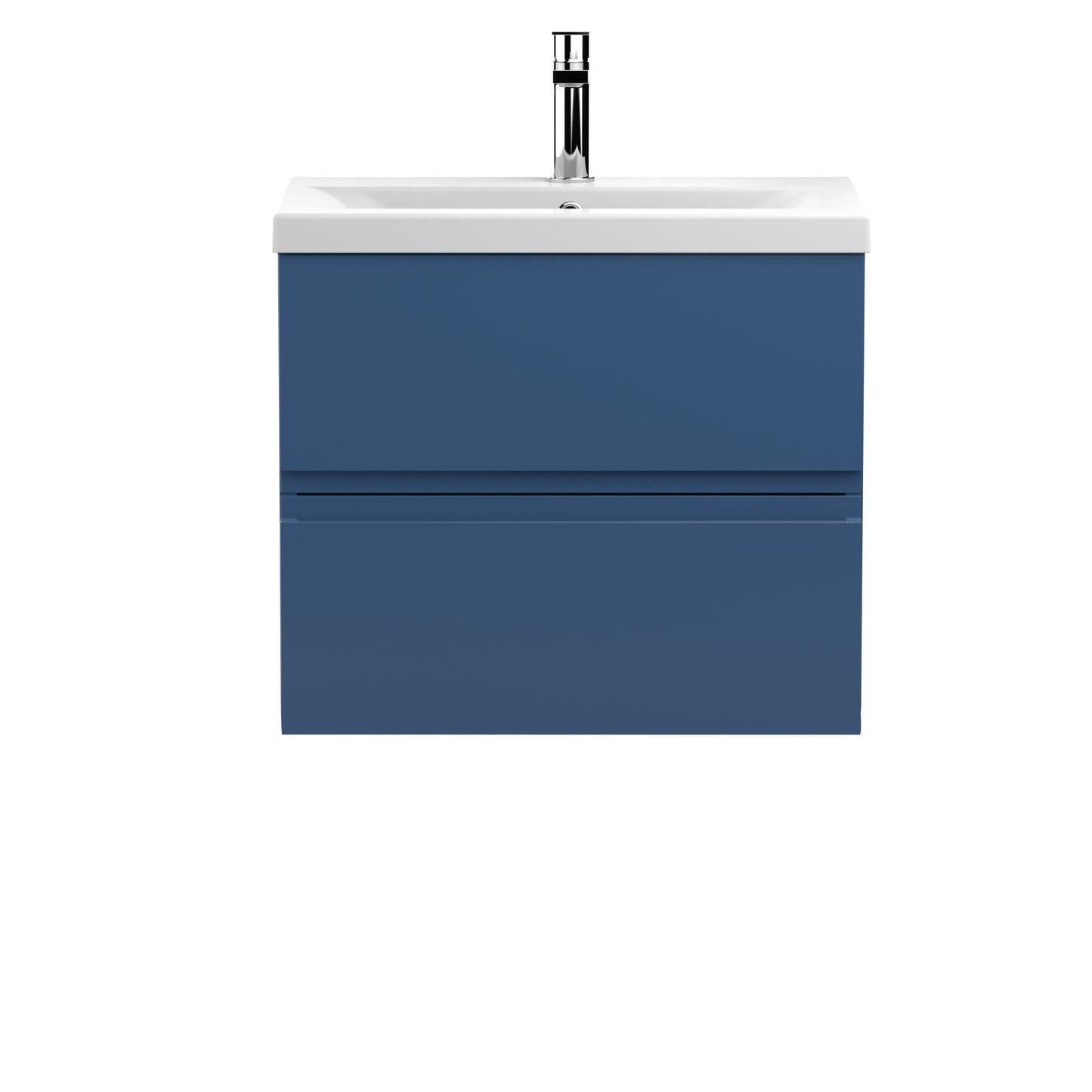Hudson Reed 600mm Wall Hung 2-Drawer Vanity Unit & Basin 1
