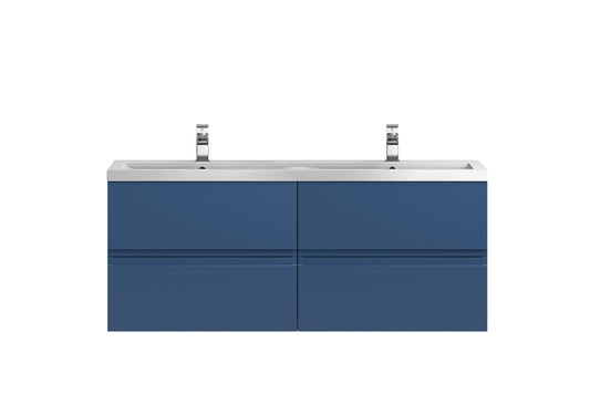 Hudson Reed 1200 Wall Hung 4 Drawer Vanity & Double Basin