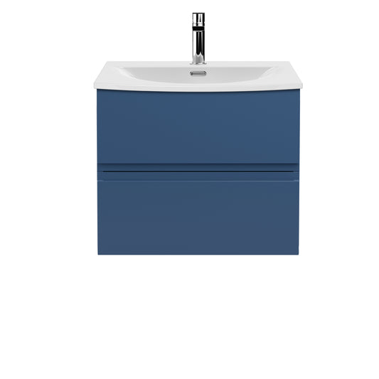 Hudson Reed 600mm Wall Hung 2 Drawer Vanity Unit & Basin 4