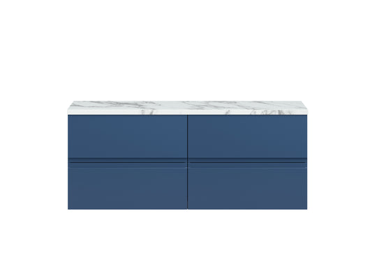 Hudson Reed 1200mm Wall Hung 4-Drawer Unit & Laminate Worktop