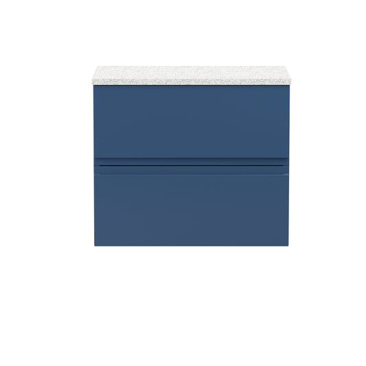 Hudson Reed 600mm Wall Hung 2-Drawer Vanity Unit & Laminate Worktop