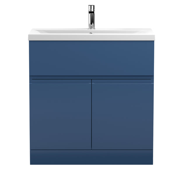 Hudson Reed 800mm Floor Standing 2-Door Vanity Unit & Basin 1