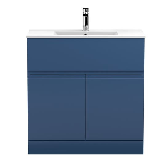 Hudson Reed 800mm Floor Standing 2-Door Vanity Unit & Basin 2