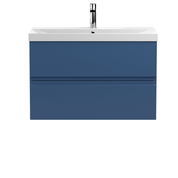 Hudson Reed 800mm Wall Hung 2-Drawer Vanity Unit & Basin 3