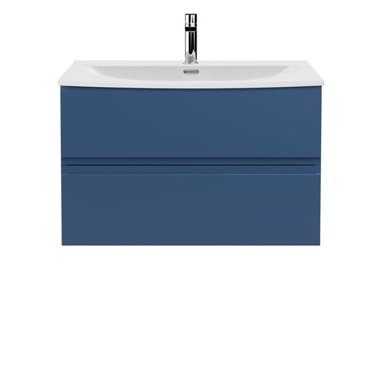Hudson Reed 800mm Wall Hung 2 Drawer Vanity Unit & Basin 4