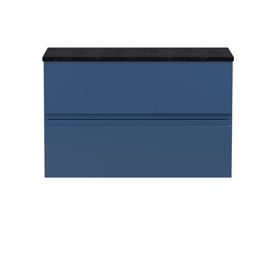Hudson Reed 800mm Wall Hung 2-Drawer Vanity Unit & Laminate Worktop