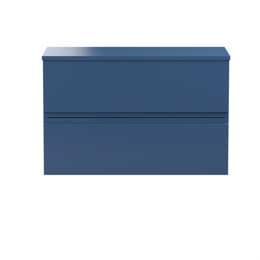 Hudson Reed 800mm Wall Hung 2-Drawer Vanity Unit & Worktop