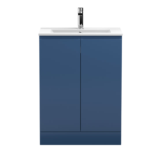 Hudson Reed 600mm Floor Standing 2-Door Vanity Unit & Basin 2