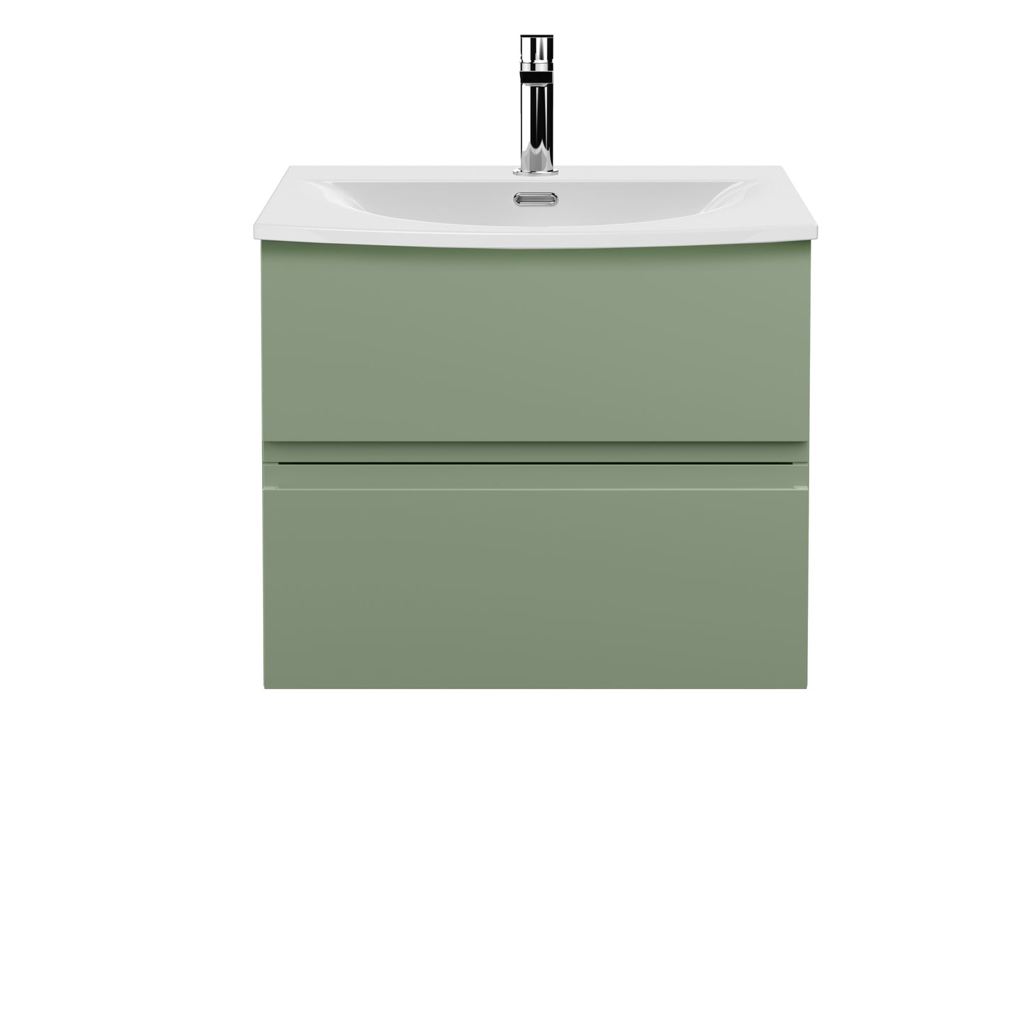Hudson Reed 600mm Wall Hung 2 Drawer Unit & Basin 4