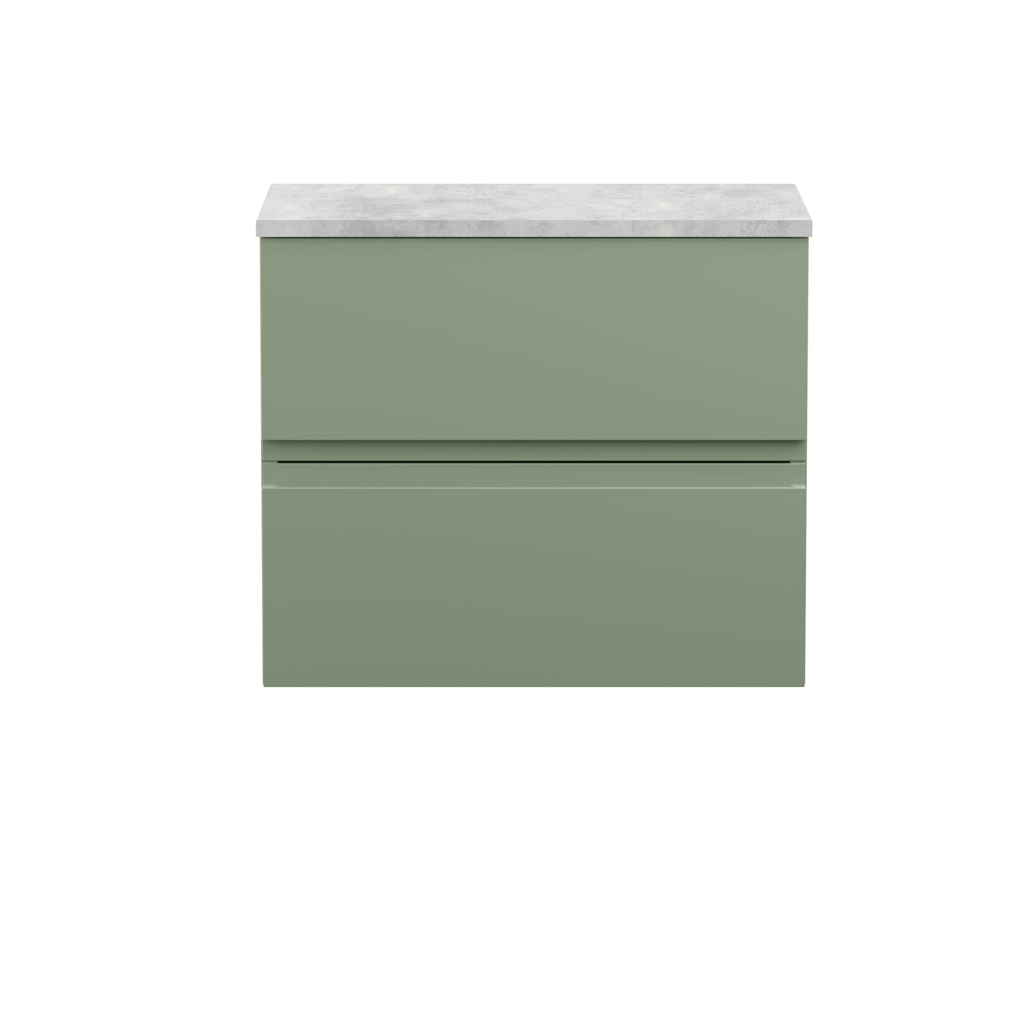 Hudson Reed 600mm Wall Hung 2 Drawer Unit & Laminate Top