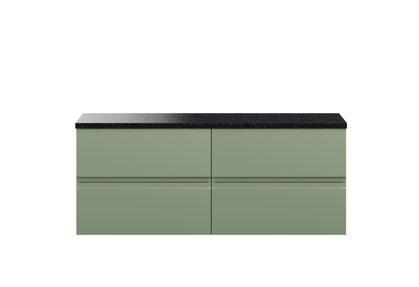 Hudson Reed 1200mm Wall Hung 4-Drawer Unit & Laminate Worktop