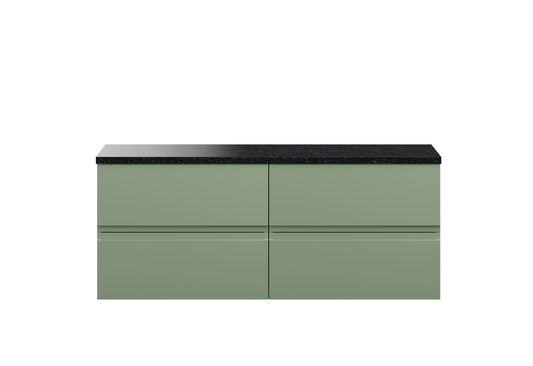 Hudson Reed 1200mm Wall Hung 4-Drawer Unit & Laminate Worktop