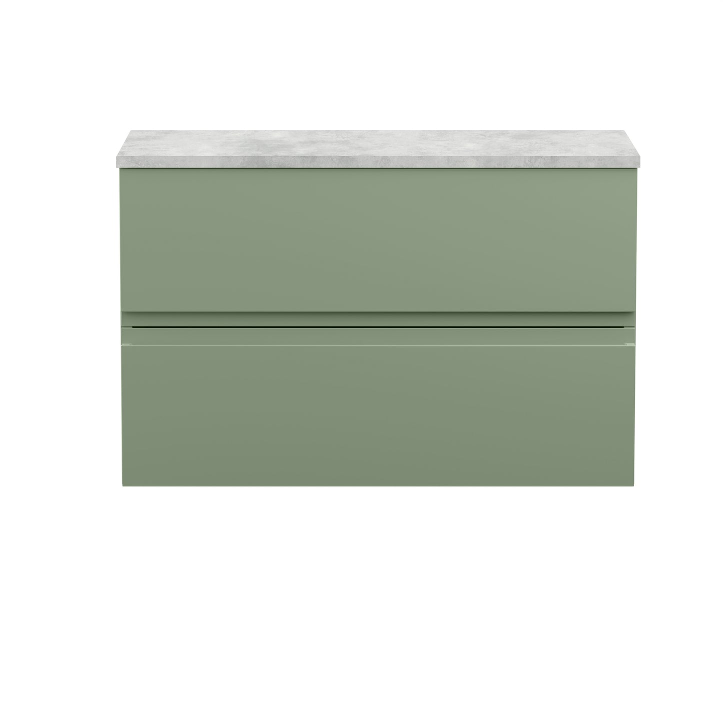 Hudson Reed 800mm Wall Hung 2 Drawer Unit & Laminate Top