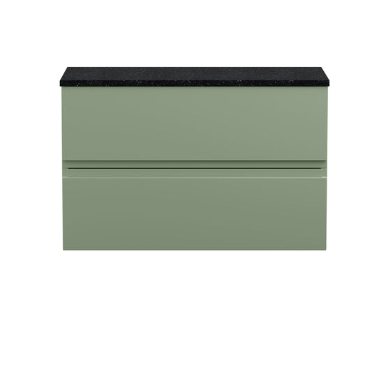 Hudson Reed 800mm Wall Hung 2 Drawer Unit & Laminate Top