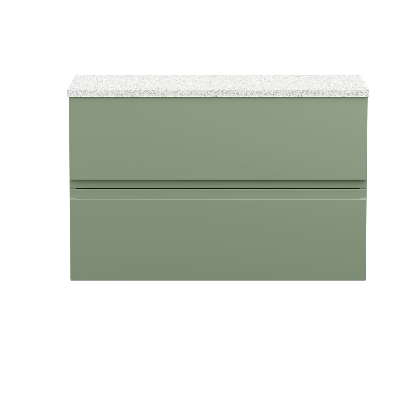 Hudson Reed 800mm Wall Hung 2 Drawer Unit & Laminate Top