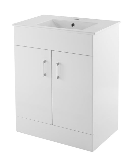 NUIE 600mm Floor Standing Cabinet & Minimalist Basin