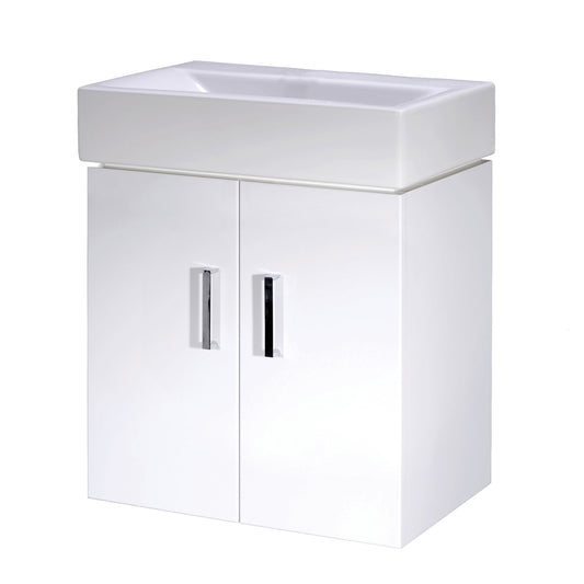 NUIE 450mm Wall Hung Basin Unit