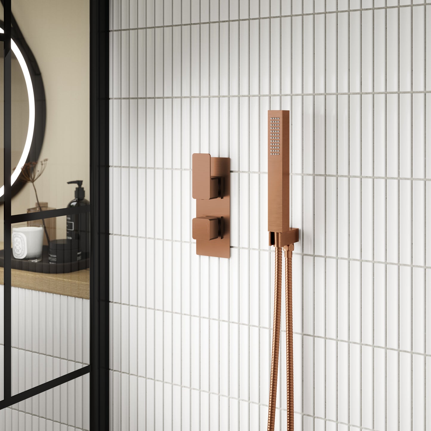 NUIE Windon Twin Thermostatic Valve