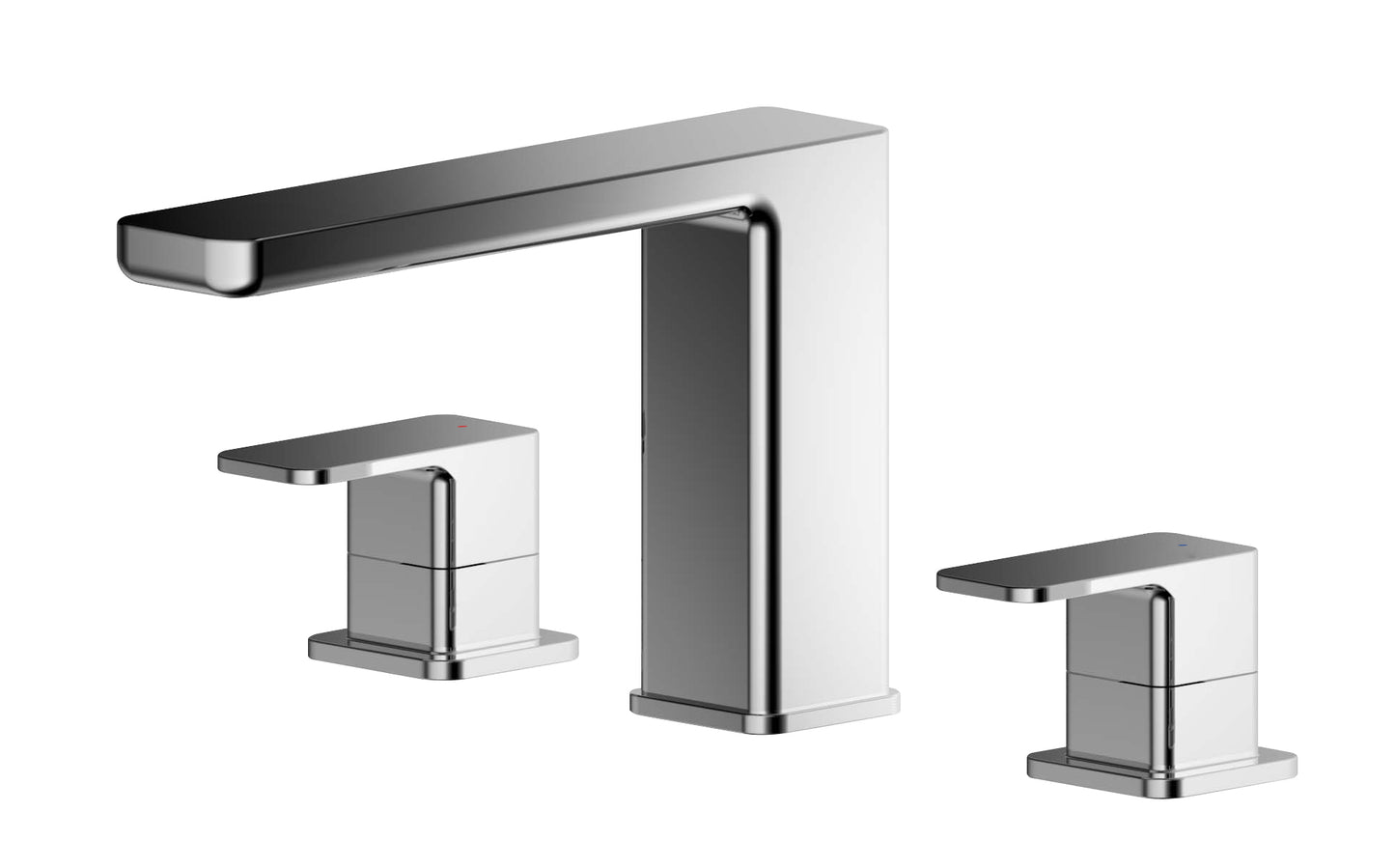 NUIE Deck Mounted 3 Tap Hole Bath Filler