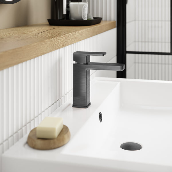 NUIE Mono Basin Mixer With Push Button Waste