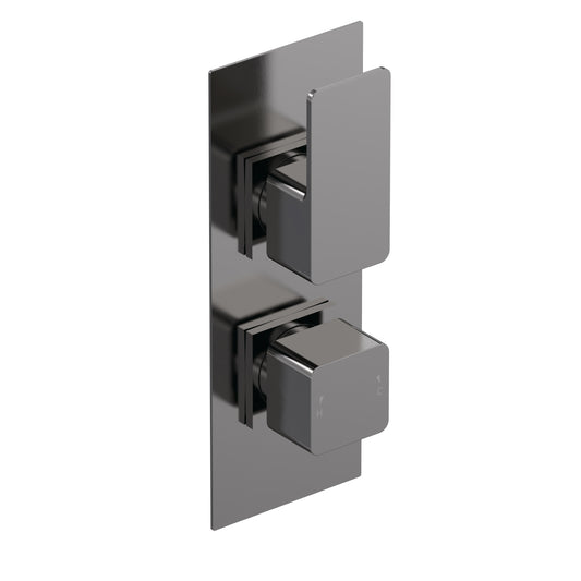 NUIE Windon Twin Thermostatic Valve With Diverter