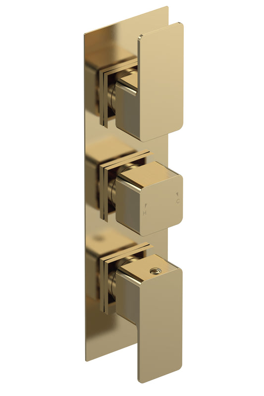 NUIE Triple Thermostatic Valve With Diverter