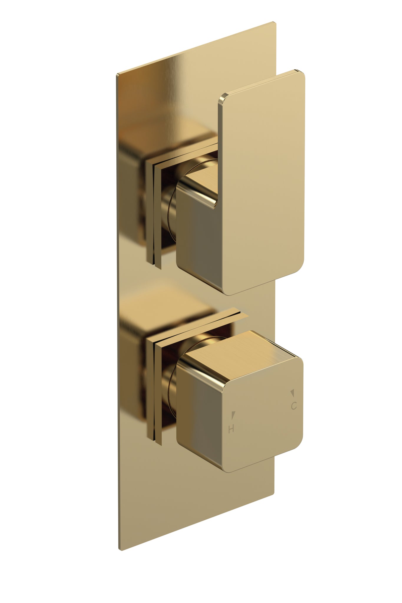 NUIE Twin Thermostatic Valve With Diverter
