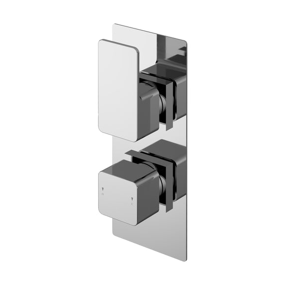 NUIE Twin Thermostatic Valve With Diverter