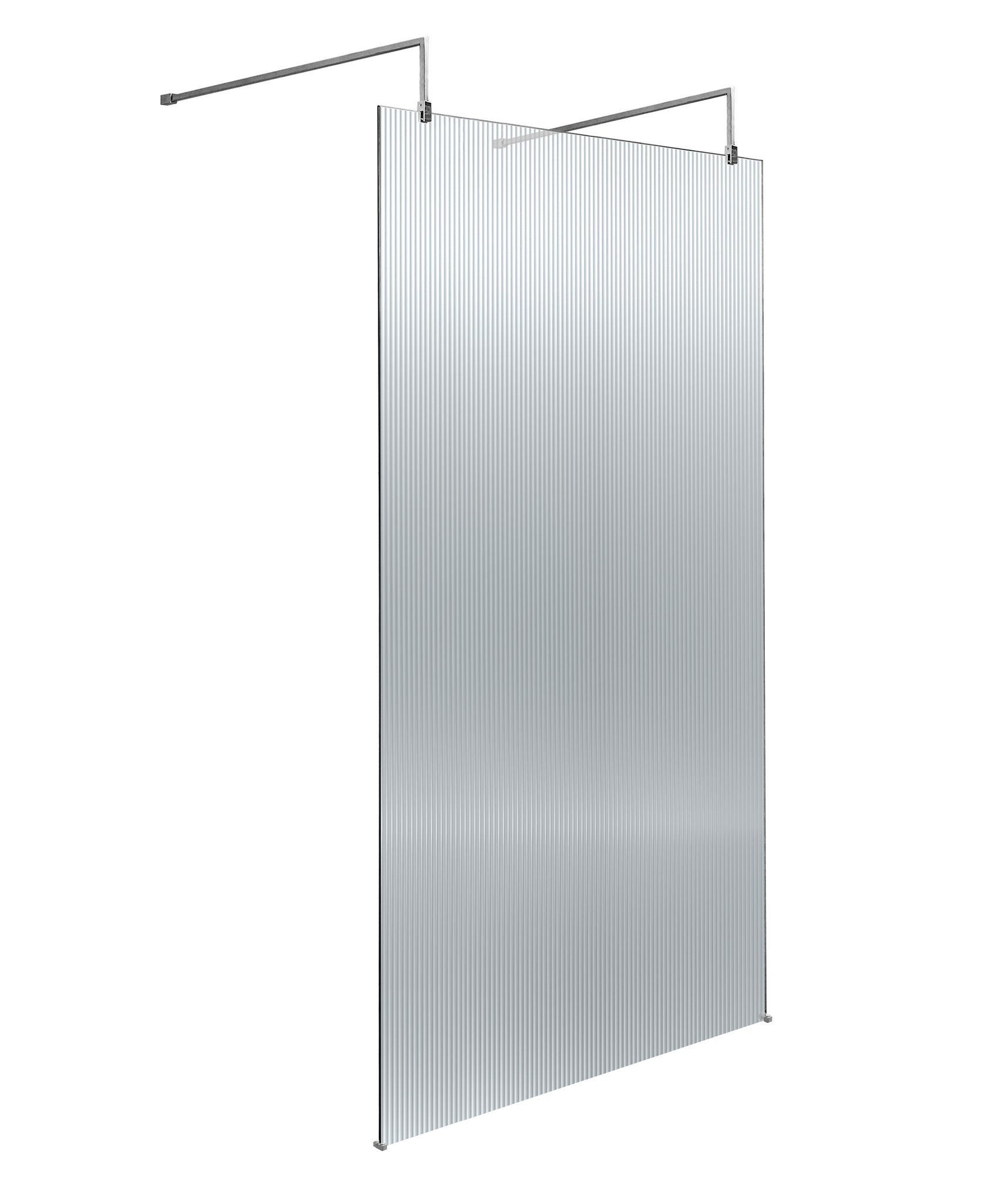 Hudson Reed 1000mm Fluted Wetroom Scren with Arms & Feet