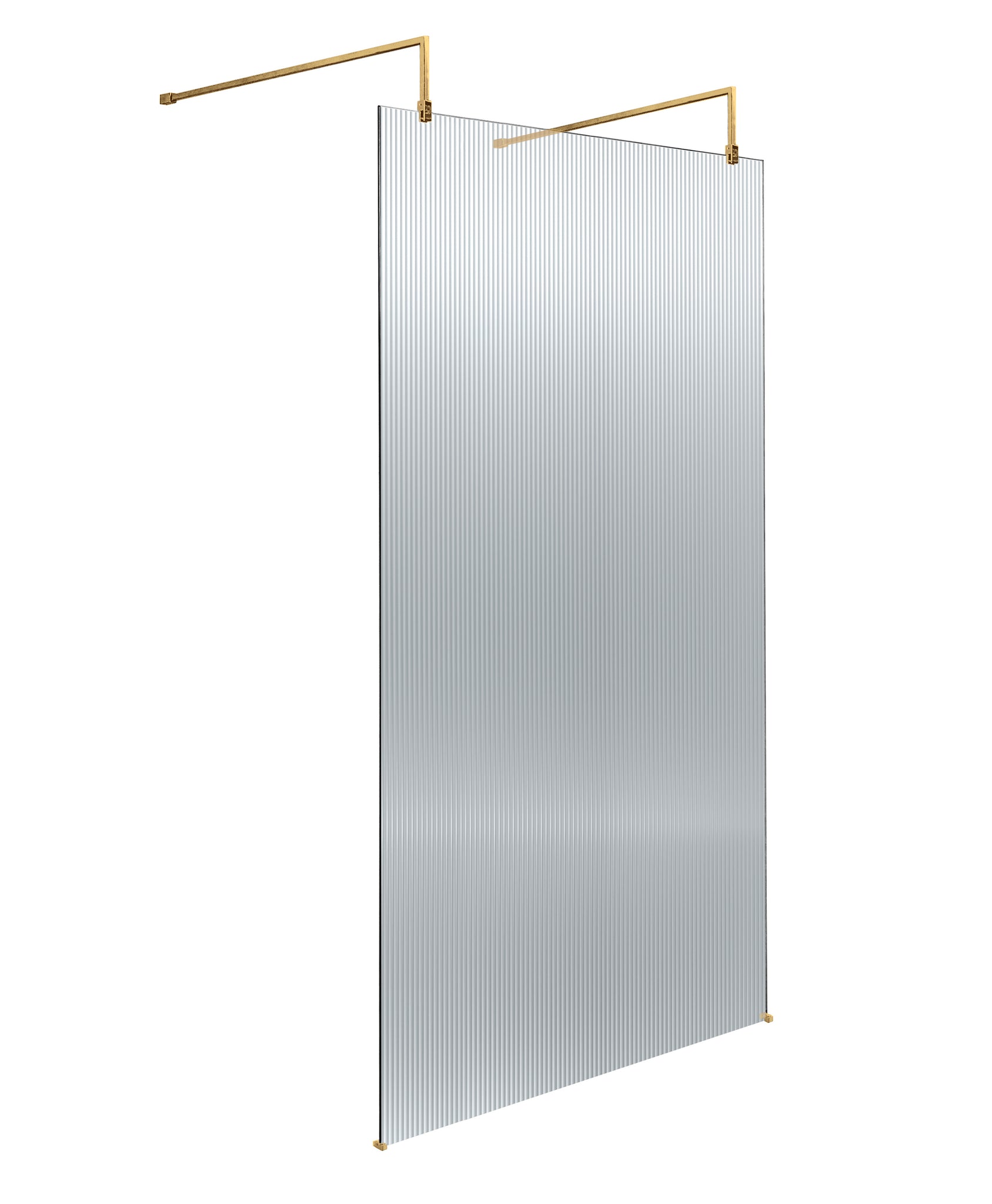 Hudson Reed 1000mm Fluted Wetroom Scren with Arms & Feet