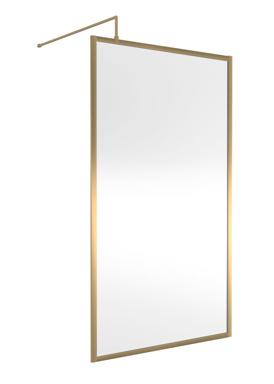 NUIE Full Outer Frame Wetroom Screen 1850x1100x8mm
