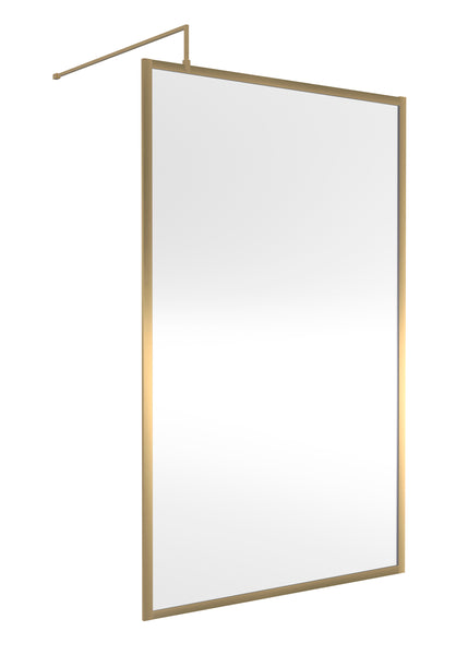 NUIE Full Outer Frame Wetroom Screen 1850x1200x8mm