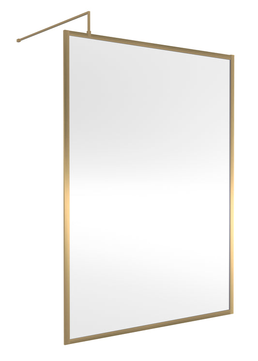 NUIE Full Outer Frame Wetroom Screen 1850x1400x8mm