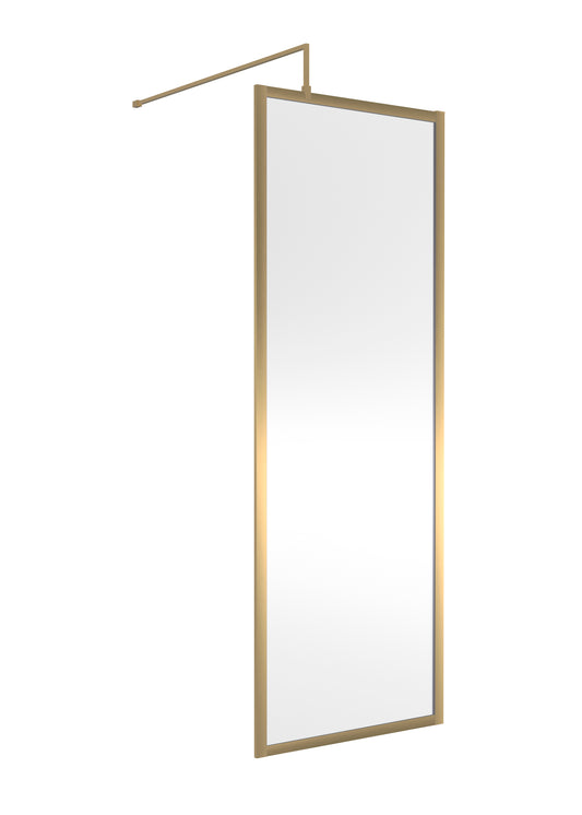 NUIE Full Outer Frame Wetroom Screen 1850x700x8mm