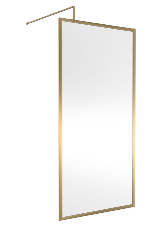 Hudson Reed Full Outer Frame Wetroom Screen 1950x1000x8mm