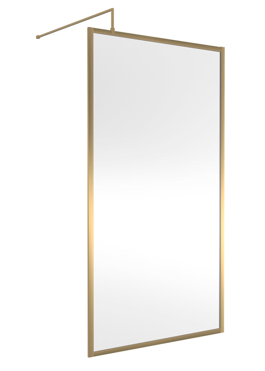 Hudson Reed Full Outer Frame Wetroom Screen 1950x1100x8mm