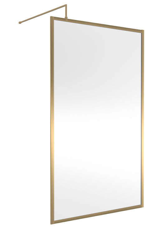 Hudson Reed Full Outer Frame Wetroom Screen 1950x1200x8mm