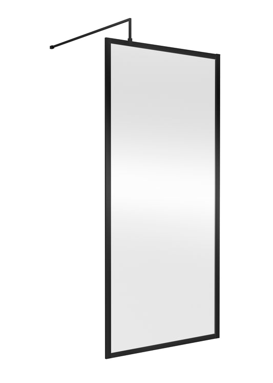 NUIE Full Outer Frame Wetroom Screen 1850x900x8mm