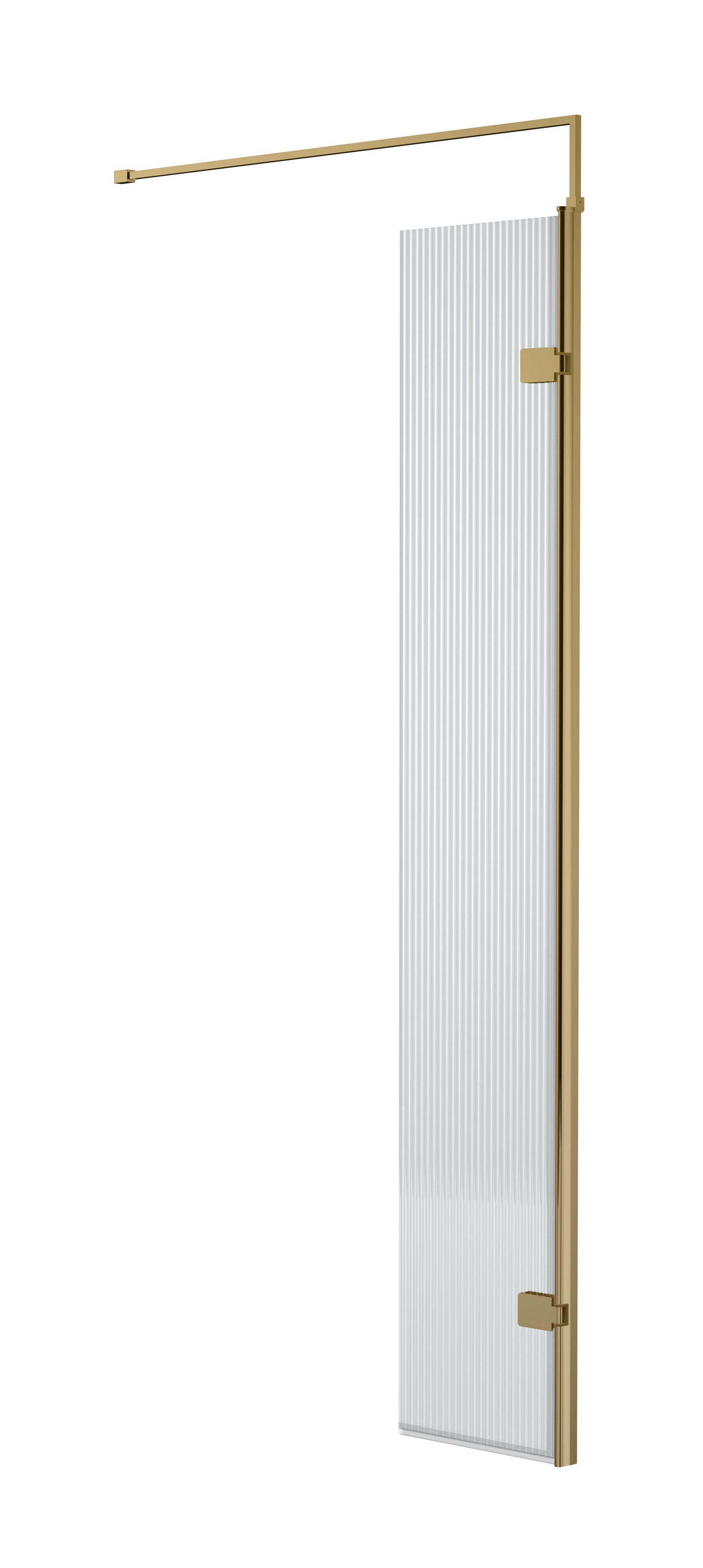 NUIE 300mm Fluted Hinged Screen with Support Bar