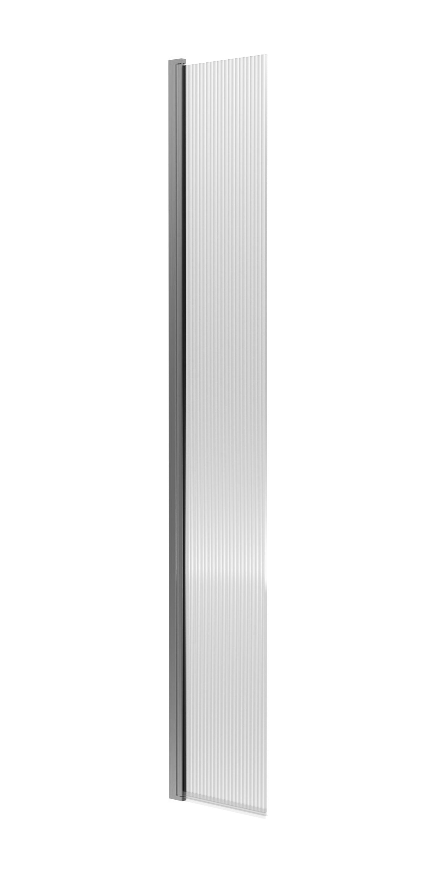 NUIE 1850 x 300 x 8mm Fluted Hinged Screen