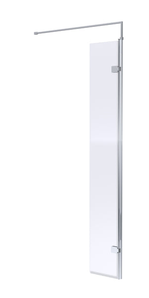 NUIE Wetroom Hinged Screen 300 x 1850mm