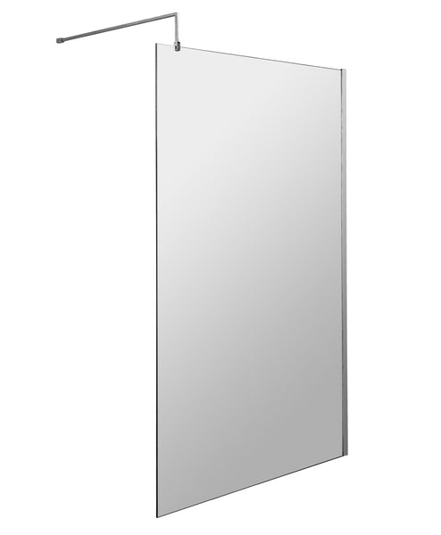 NUIE 1100mm Wetroom Screen & Support Bar