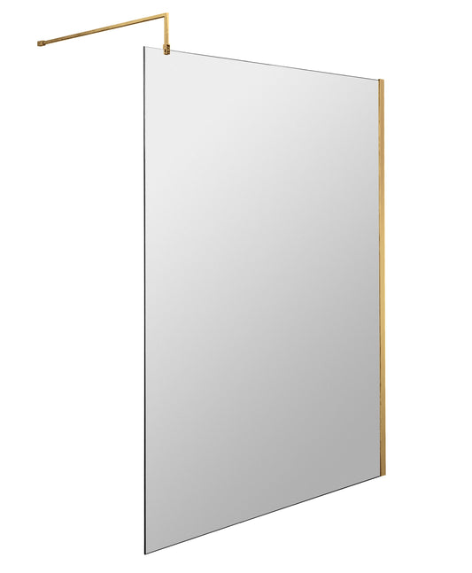 NUIE 1200mm Wetroom Screen With Support Bar