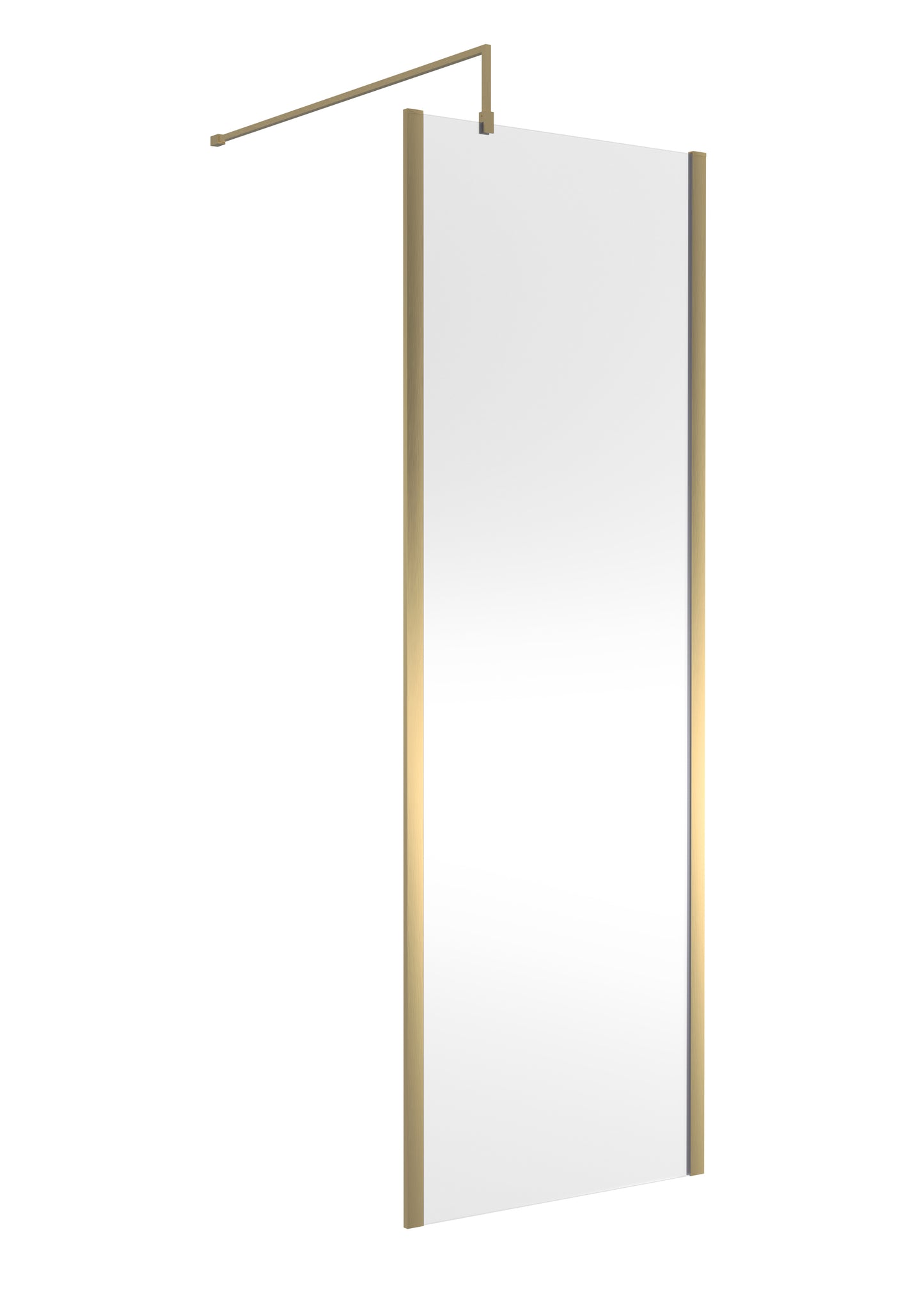 NUIE 700mm Outer Framed Wetroom Screen with Support Bar