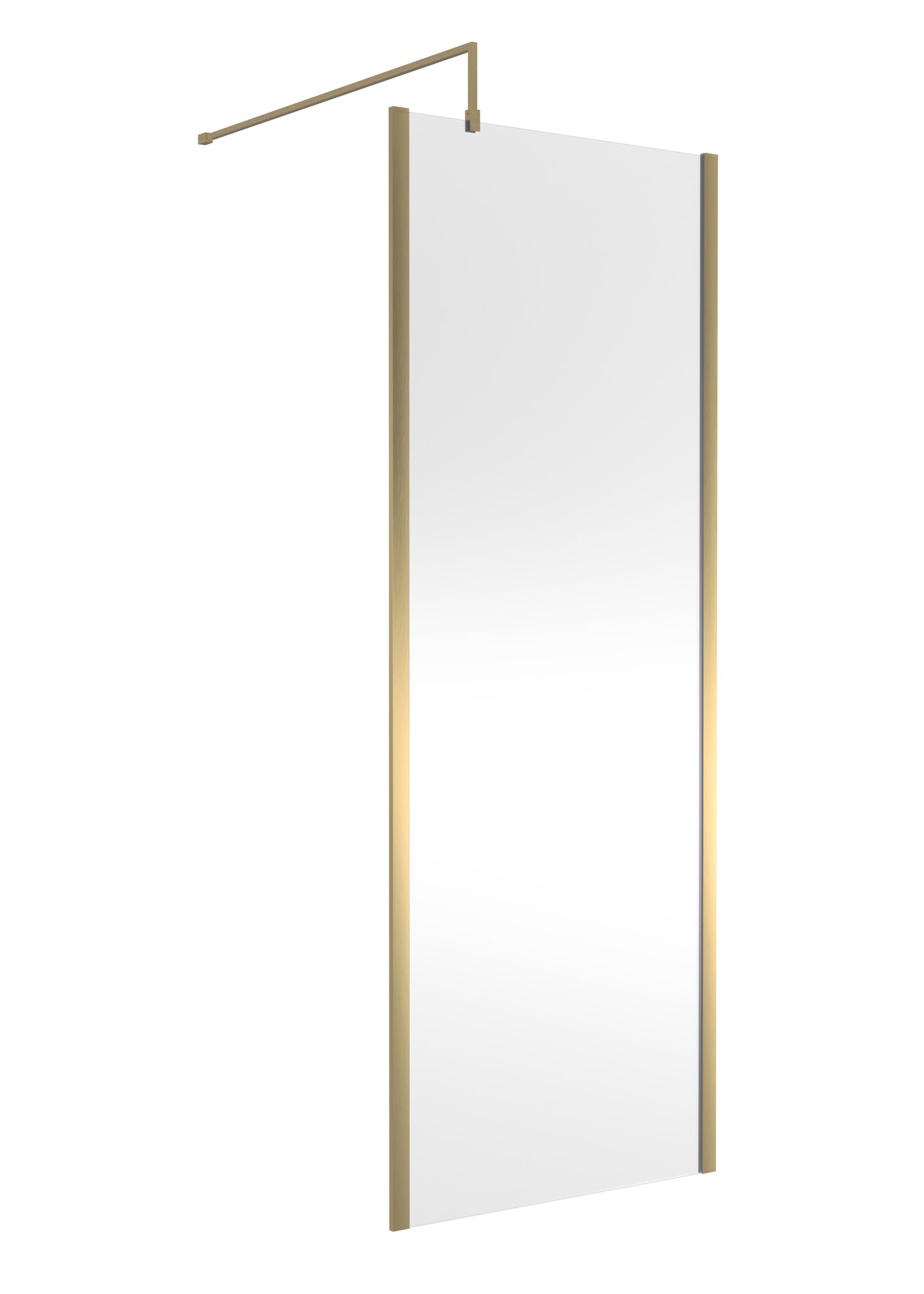 NUIE 760mm Outer Framed Wetroom Screen with Support Bar