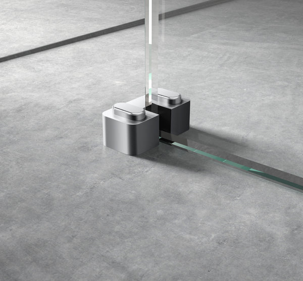 NUIE Chrome Wetroom Screen Support Foot